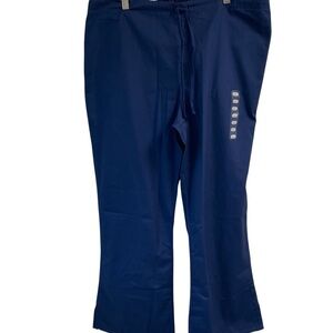 Cherokee Ladies Medical‎ Navy Scrub Bottoms Pants Lot Of 4 Drawstring Waist Sz L